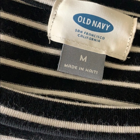 black and white striped top - Picture 4 of 4